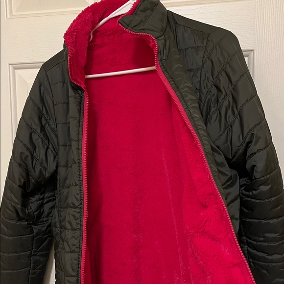 The North Face Kids Puffer Jacket - grey and Pink - Picture 5 of 5